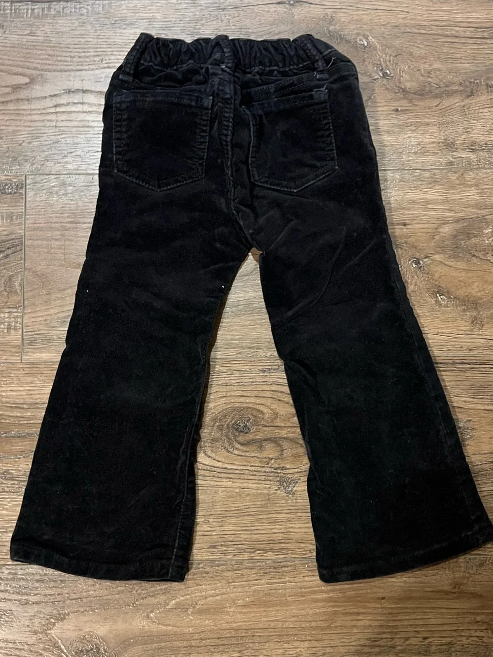 GAP Black Kids Elastic Waist Corduroy Pants